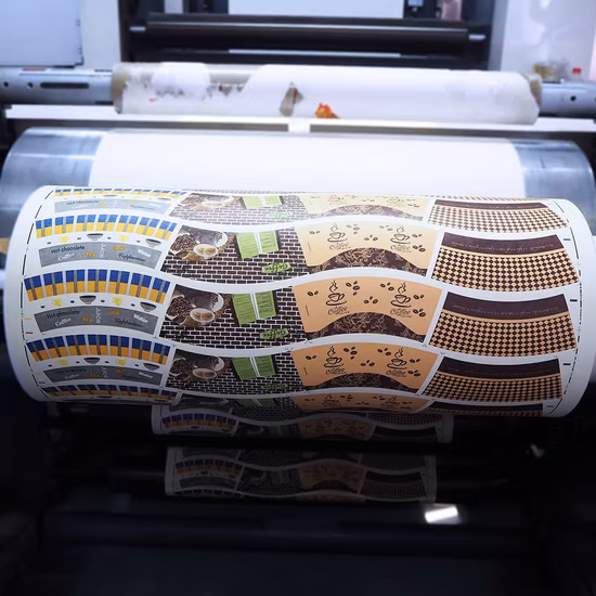 Customized Single or Double Side Paper Fan 150-350GSM PE Coated Cup Paper Roll Raw Material Disposable Packaging PE Coated Paper